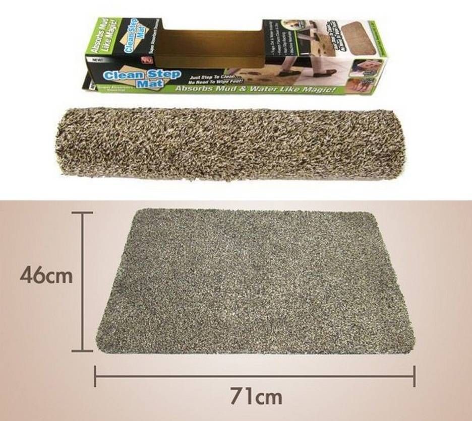 Clean Step Mat absorbs mud like magic